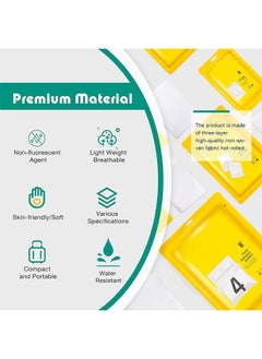 Arabest 4 Pack Travel Disposable Bedding Set, Disposable Bedding Sheets, Sheet for Business Travel Hotel Trip Outdoor Camping, 1 Quilt Covers, 1 Bed Sheet and 2 Pillow Cases, 2 Towel, 2 Bath Towel  - Image 2