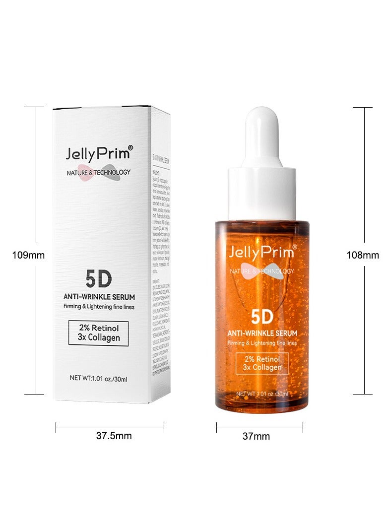 JellyPrim fades fine lines on face and brightens skin tone Facial Retinol Essence 30ml - Image 1