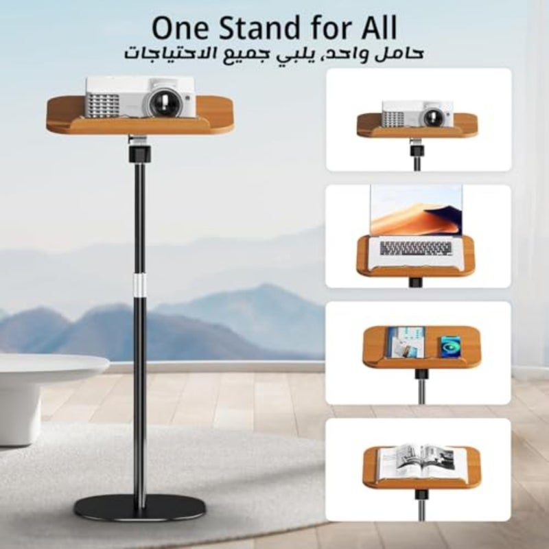 Quran Stand Holder, Adjustable Book Stand Holder, Adjustable Height Angle Book Stand with Page Clip, Sturdy Podium Stand for Reading, Bible, Laptop, or Projector - Image 2