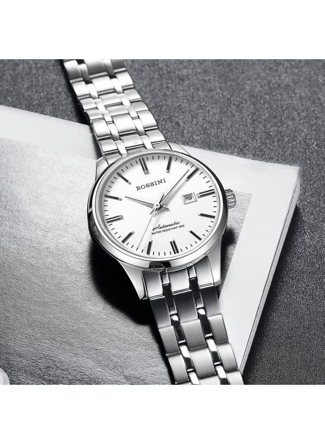 Rossini Women's Watch, New Year Gift, Mechanical Watch, Simple Business Style With Calendar, Water-resistant Ladies' Watch 525702 - Image 2