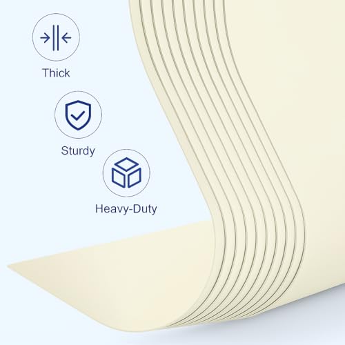AIFLYAN 40 Sheets Colored Cardstock Colorful Card Stock Paper Color Cardstock Paper 8.5 x 11 Thick Card Stock Printer Papers for Inkjet Printing Office School Home DIY Crafts Decors Christmas Card Making - Image 2