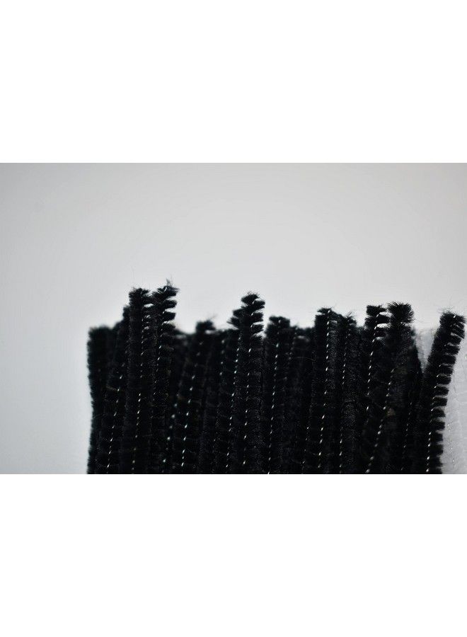 GOTOONE Black Pipe Cleaners 200 Pieces Chenille Stems For Diy Art Decorations Creative Craft (6 Mm X 12 Inch) - Image 3
