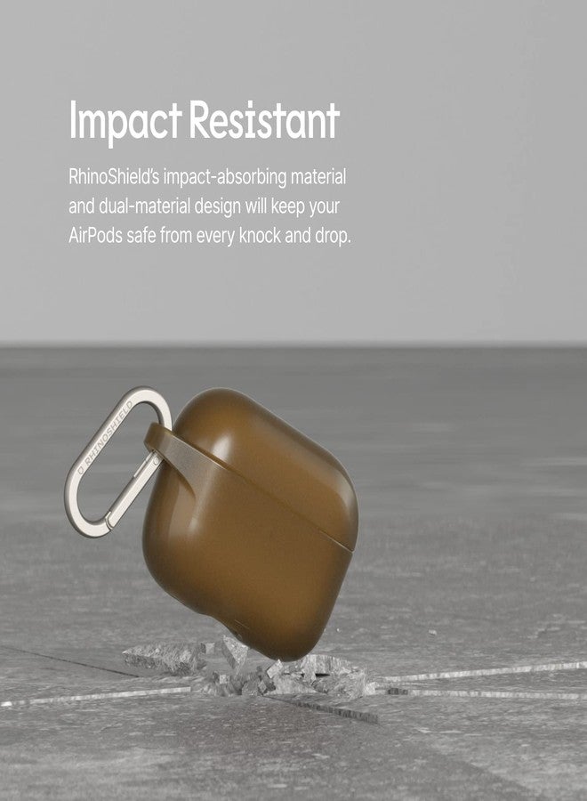 RHINOSHIELD AirPods Case with Carabiner Compatible with Apple [AirPods Pro 2] | Military Grade Drop Protection, Scratch Resistant, Wireless Charging - [Classic Black, Standard Set] - Image 2