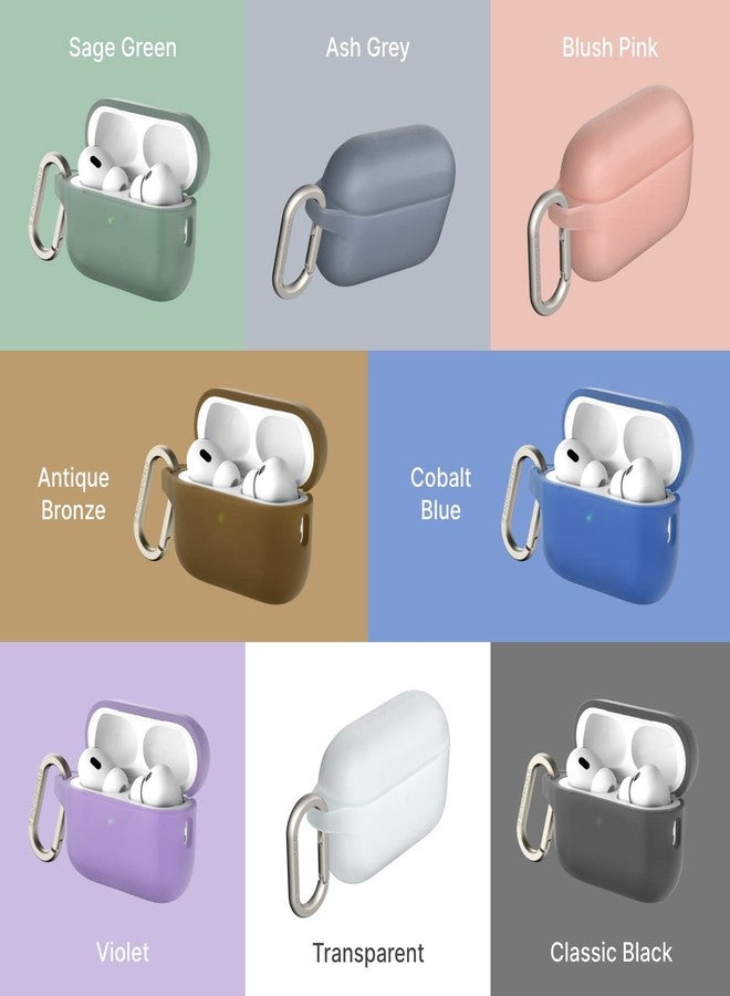 RHINOSHIELD AirPods Case with Carabiner Compatible with Apple [AirPods Pro 2] | Military Grade Drop Protection, Scratch Resistant, Wireless Charging - [Classic Black, Standard Set] - Image 3