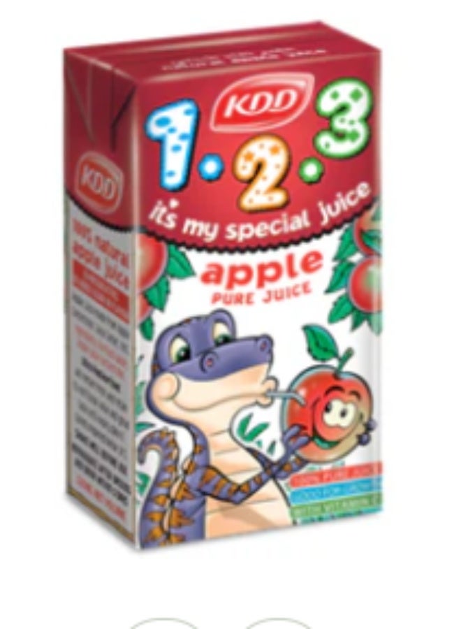 KDD Apple Juice for Kids, Pack of 6 | Refreshing Apple-Flavoured Drink | Convenient & Fun Beverage for Children - Image 1
