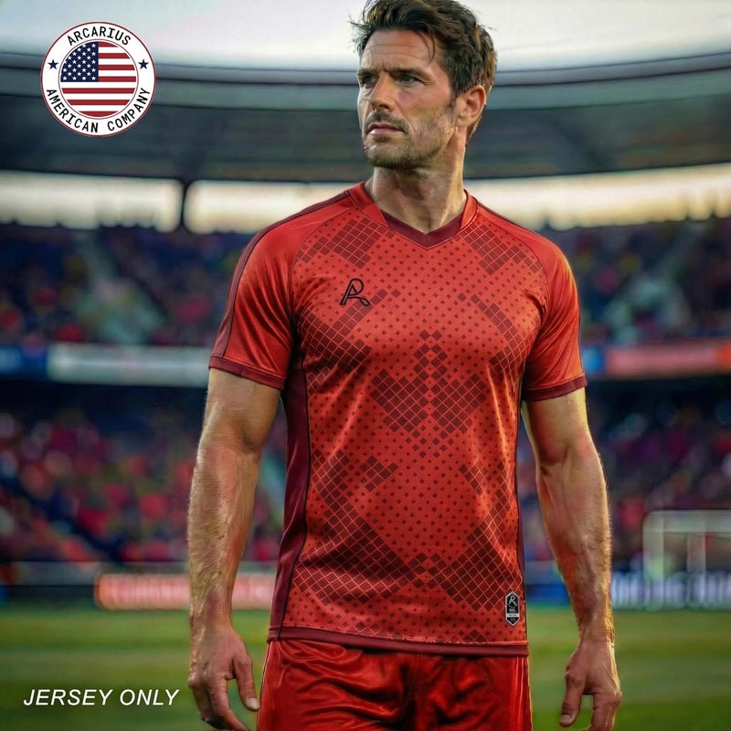 Arcarius Men's Invictus SOL Athletic Sports Jersey - Cooling, Breathable, Comfort - Image 2