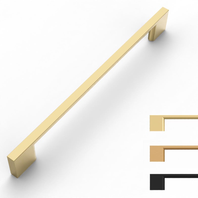 9BUILD 10 Pack Brushed Gold Cabinet Pulls 88 Inch Gold Kitchen Cabinet Handles Cabinet Hardware for Cupboard Drawer Pulls - Image 2