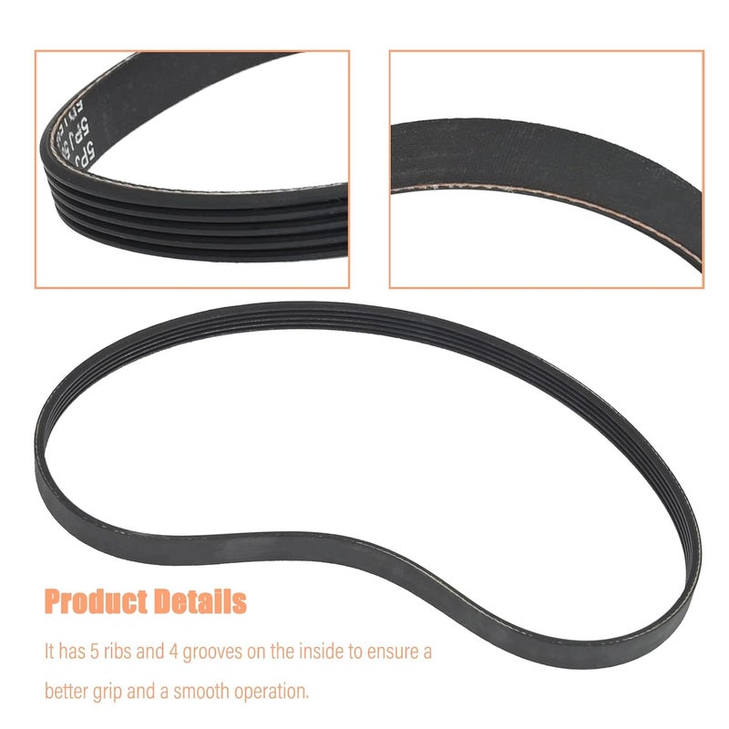 Delixike Fits General Electric Washer Drive Belt AP6024314 PS11736832 WH01X24180 - Image 2