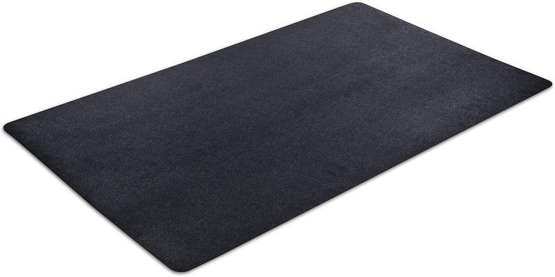 VersaTex Multi-Purpose Recycled Rubber Floor Mat for Indoor or Outdoor Use, Utility Mat for Entryway, Tool Bench, Garage, Under-Sink, Patio, and Door Mat; 36" x 60", Black - Image 1