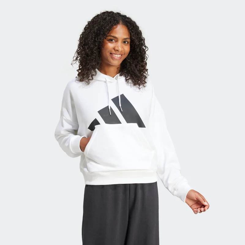 Adidas Essentials Big Logo French Terry Loose Hoodie