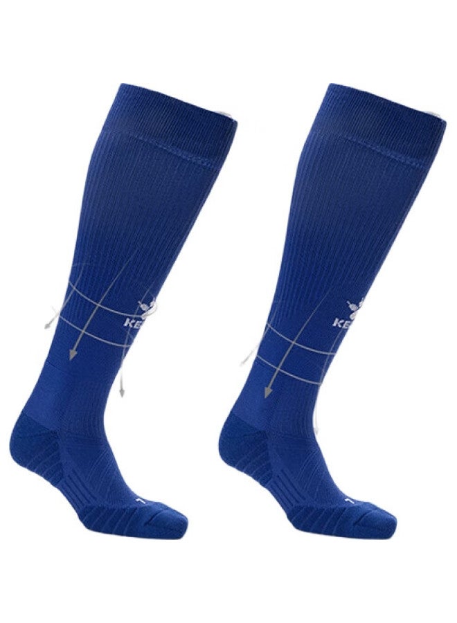 Kelme Adult Long Soccer Socks, Thickened Terry Bottom, Non-Slip, For Competition And Training, High Tube Socks For Men, Sky Blue - Image 3