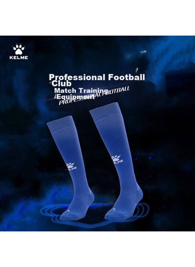Kelme Adult Long Soccer Socks, Thickened Terry Bottom, Non-slip, For Compeion And Training, High Tube Socks For Men, Sky Blue - Image 2