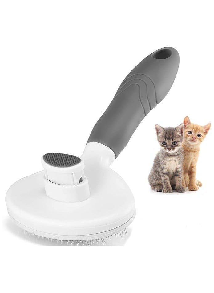 Generic Cat Grooming Brush, Self Cleaning Slicker Brushes for Dogs Cats Pet Grooming Brush Tool Gently Removes Loose Undercoat, Mats Tangled Hair Slicker Brush for Pets Self-Cleaning Upgraded  - Image 2