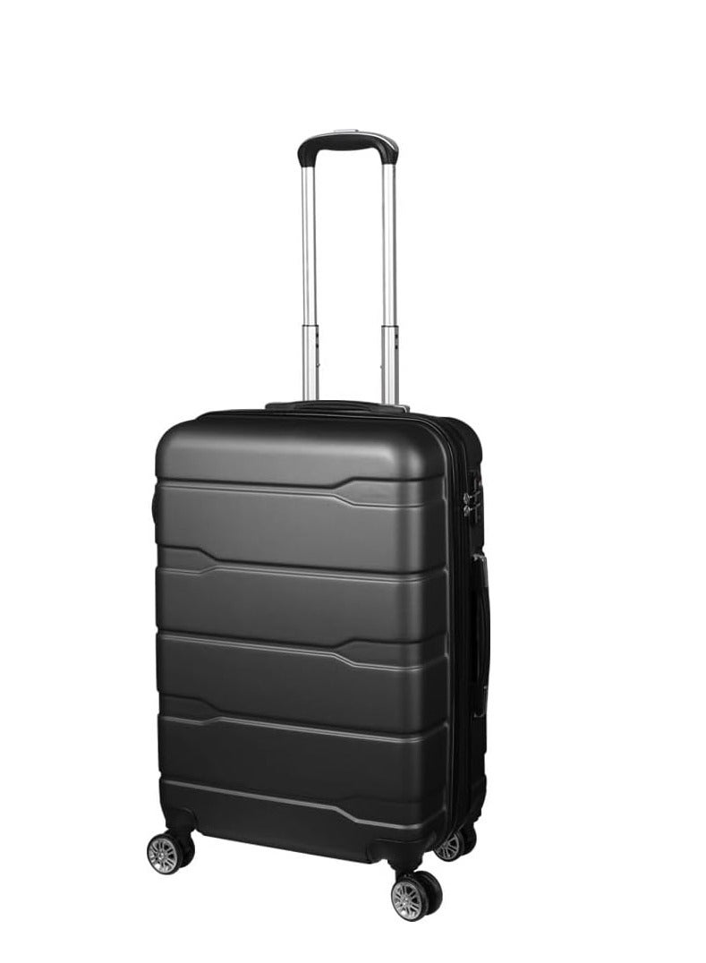Slimbridge 20-inch Expandable Travel Bag with TSA Lock, Hardshell Construction, 360° Spinner Wheels, Black  - Image 1