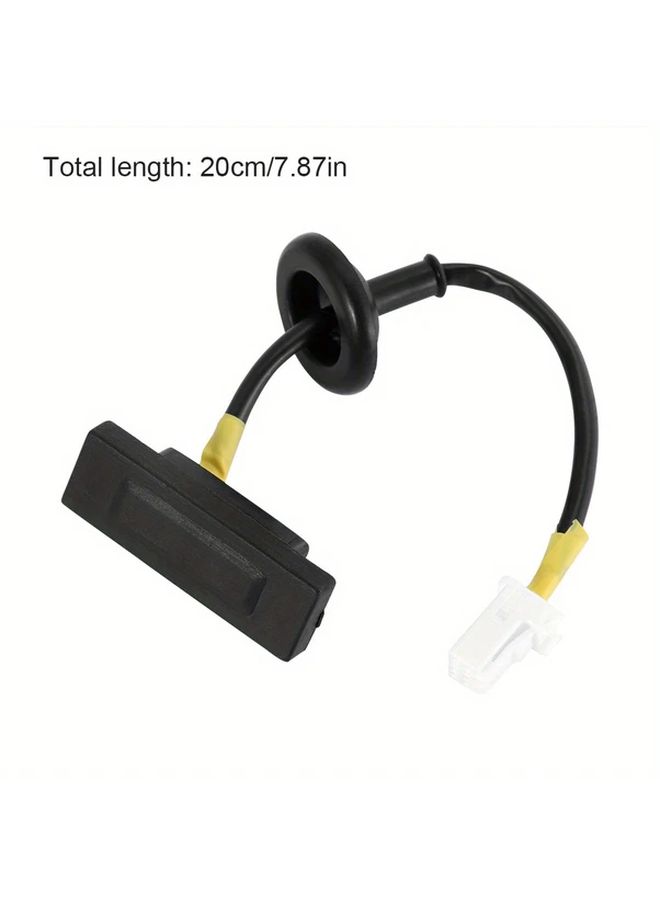 Car Trunk Lock Tailgate Release Button Black Compatible Rio Pride 2011 2015 - Image 2