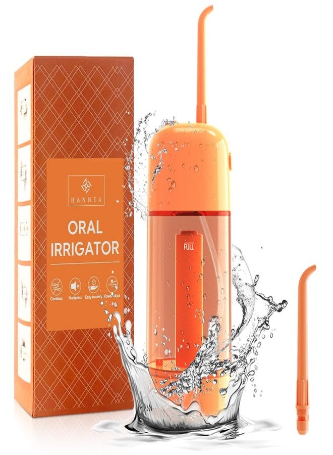 HANNEA® Water Dental Flosser for Teeth Non-Electric Air Pressure Water Dental Floss Manual Portable Water Floss Travel 90ml Oral Irrigator for Kids Adults - Image 1