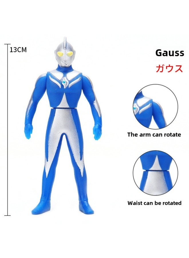 13CM Ultraman Soft Plastic Tiga Style Maltos Galaxy Zero Tiga Superman Children's Hot Toys Wholesale-Color:71, Gauss - Image 1