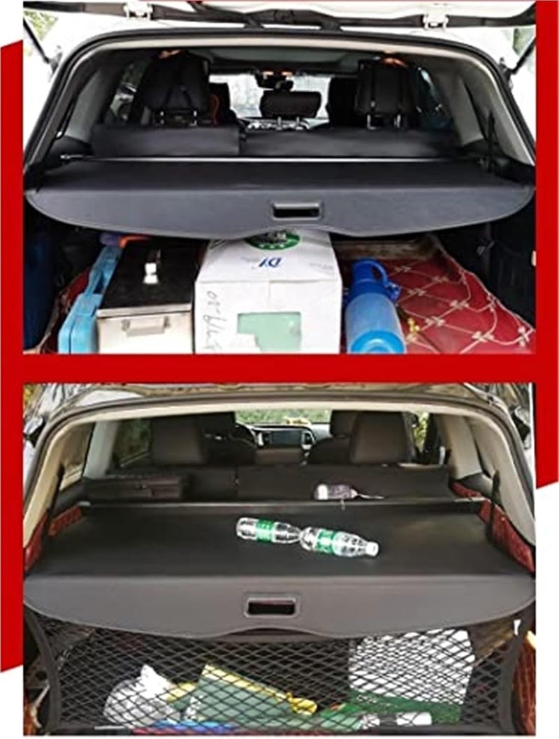 QASULER Retractable Cargo Cover for Toyota Highlander 2015-2020 - Image 4