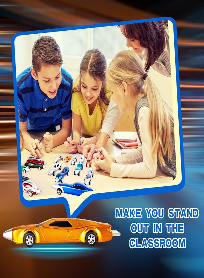 Spaluck 25 Pcs Cool Car Pens Fun Racing Car Pens Funny pen for Office School Stationary Birthday Party Favors, 4 Styles - Image 5