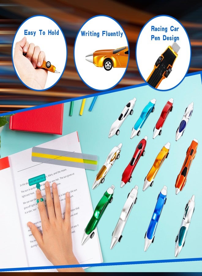 Spaluck 25 Pcs Cool Car Pens Fun Racing Car Pens Funny pen for Office School Stationary Birthday Party Favors, 4 Styles - Image 3