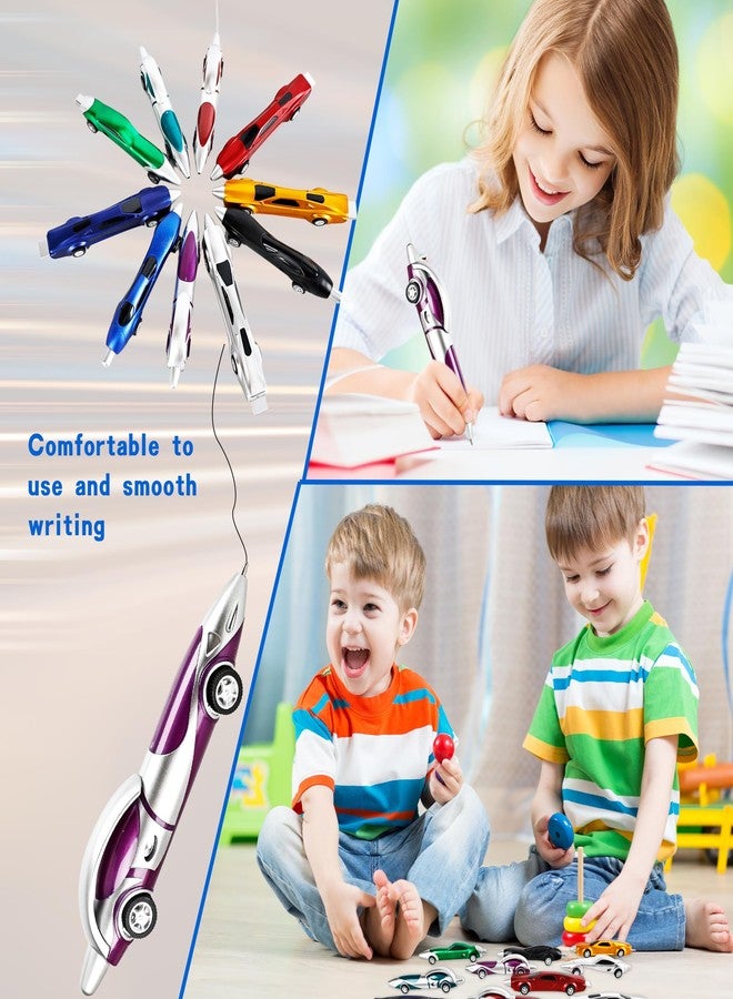 Spaluck 25 Pcs Cool Car Pens Fun Racing Car Pens Funny pen for Office School Stationary Birthday Party Favors, 4 Styles - Image 4