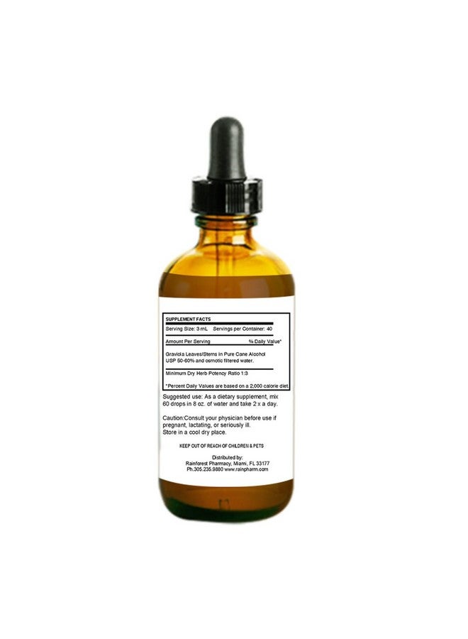 Rainforest Pharmacy Graviola Liquid Extract 4 fl oz Immune System - Image 2