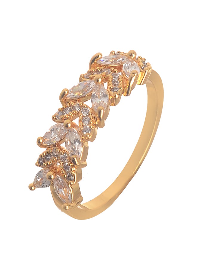 Akher el Ankoud - Gold Zircon Ring - Image 1