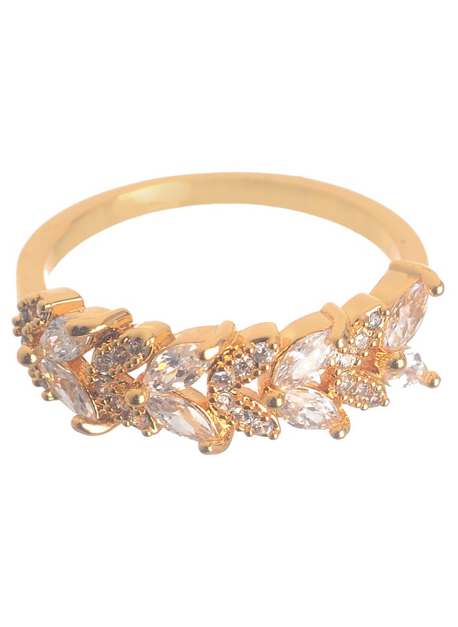 Akher el Ankoud - Gold Zircon Ring - Image 1