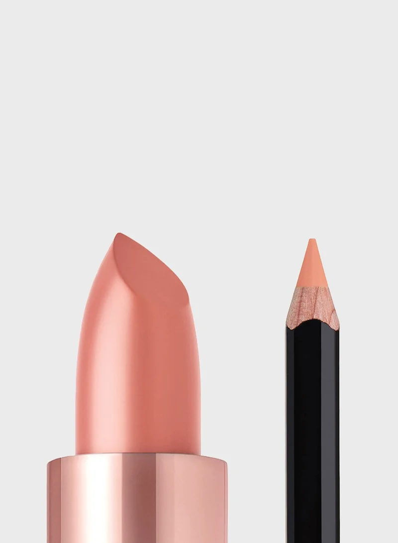 ANASTASIA BEVERLY HILLS Fuller Looking & Sculpted Lip Duo Kit - Tease Satin Lipstick + Baby Roses Lip Liner