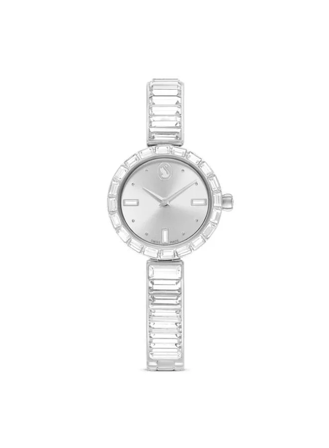 SWAROVSKI MATRIX BANGLE:MB STS/WHT/STS