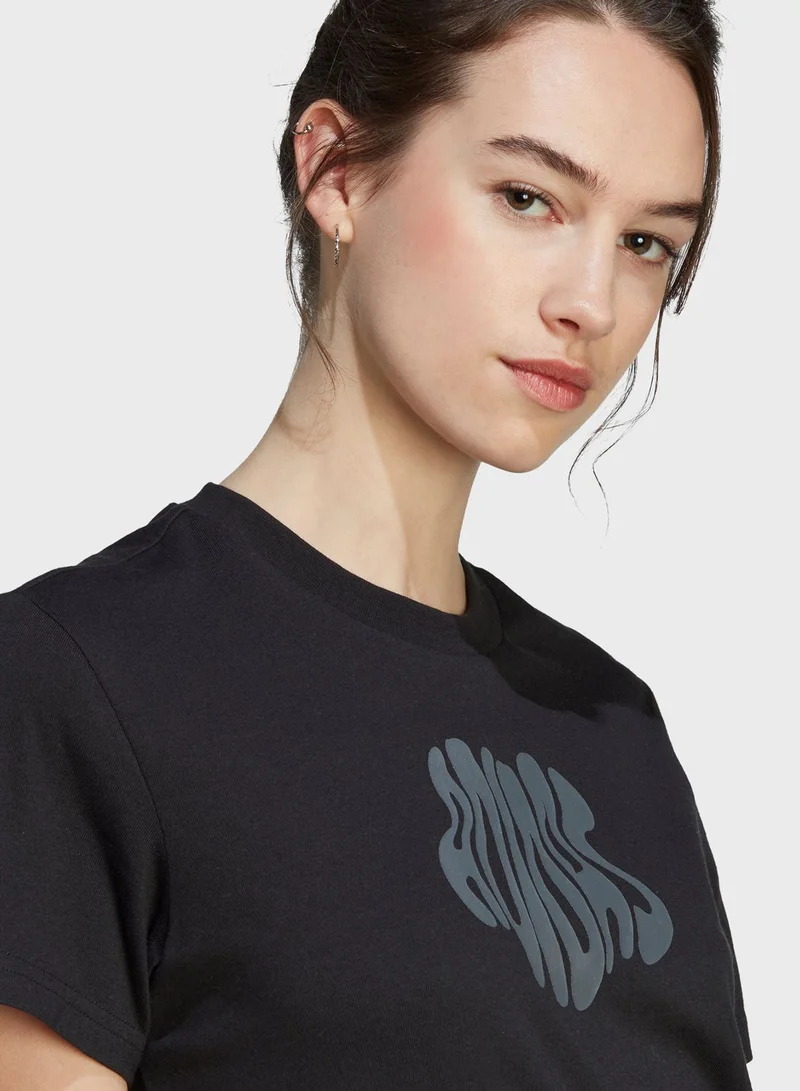 Adidas Floral Graphic T-Shirt