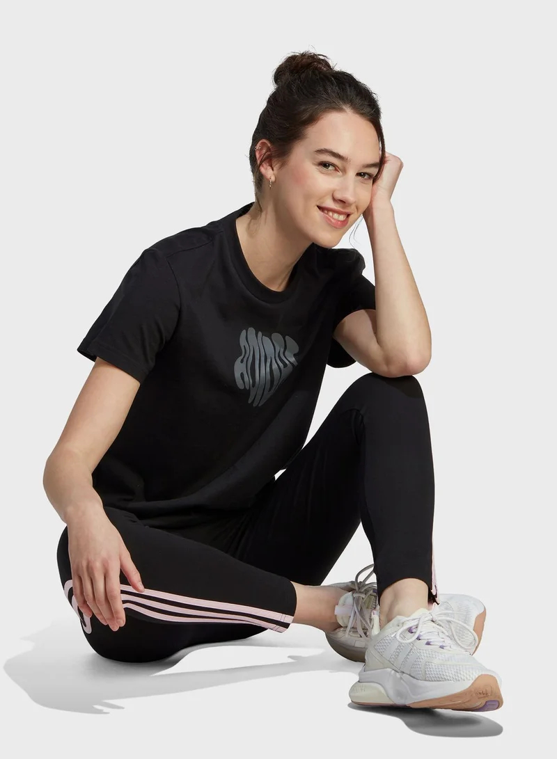 Adidas Floral Graphic T-Shirt