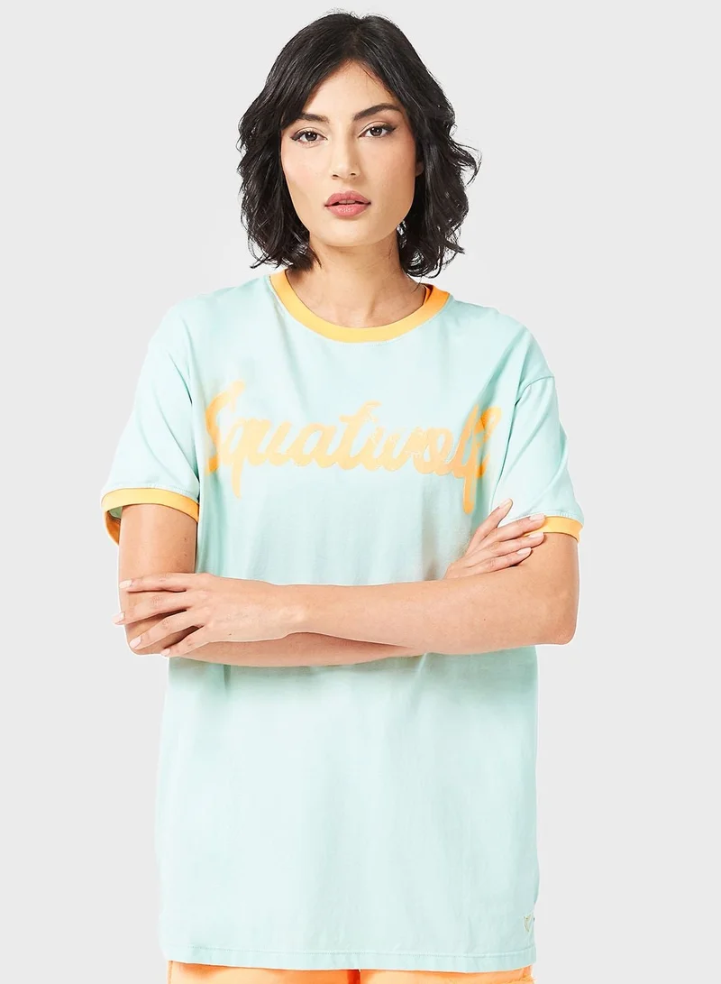 سكوات وولف تيشيرت ميرش اوفر سايز