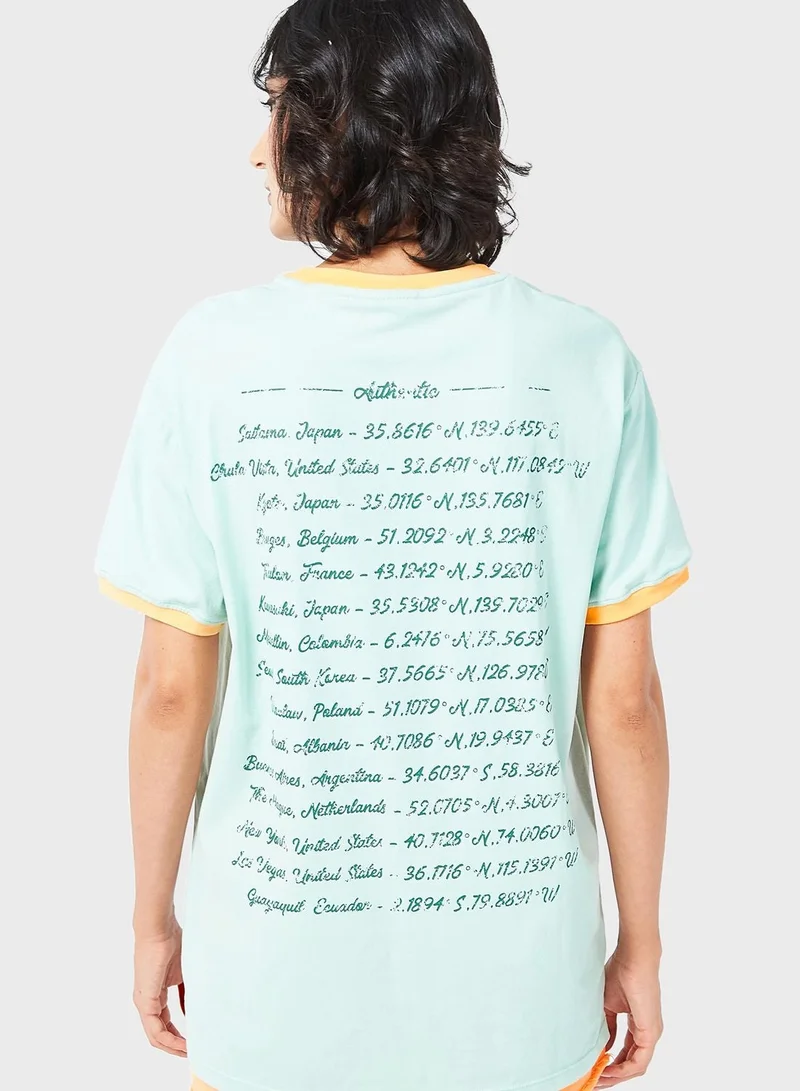 سكوات وولف تيشيرت ميرش اوفر سايز