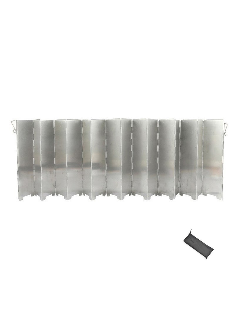 Wmlamz Camping and outdoor travel portable folding ultra-light folding windshield - Image 1