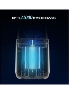 مايل ميلو خلاط شخصي محمول للعصائر والمخفوقات مع كوب قابل لاعادة الشحن بمنفذ USB أزرق  - Image 4