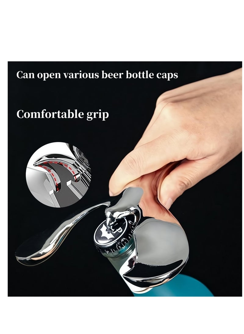 SYOSI فتاحة زجاجات الطيور المتوازنة فتاحة زجاجات متعددة الوظائف فتاحة زجاجات زخرفية بتصميم عائم ودوراني لفتح زجاجات البيرة والنبيذ الأحمر وزخرفة سطح المكتب - Image 4
