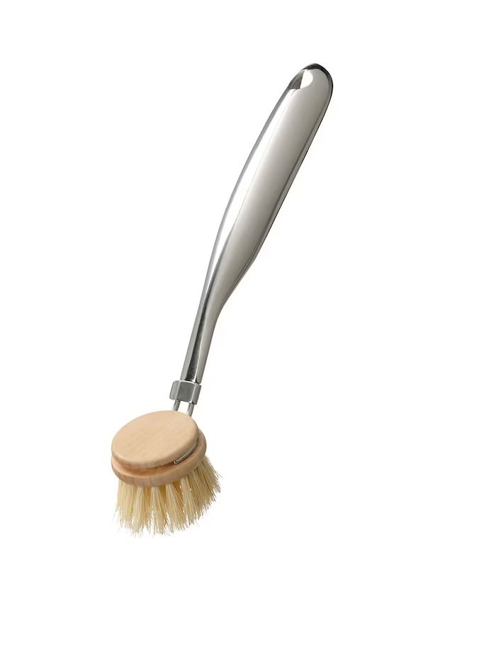 Dish-washing brush, stainless steel/beech - Image 1