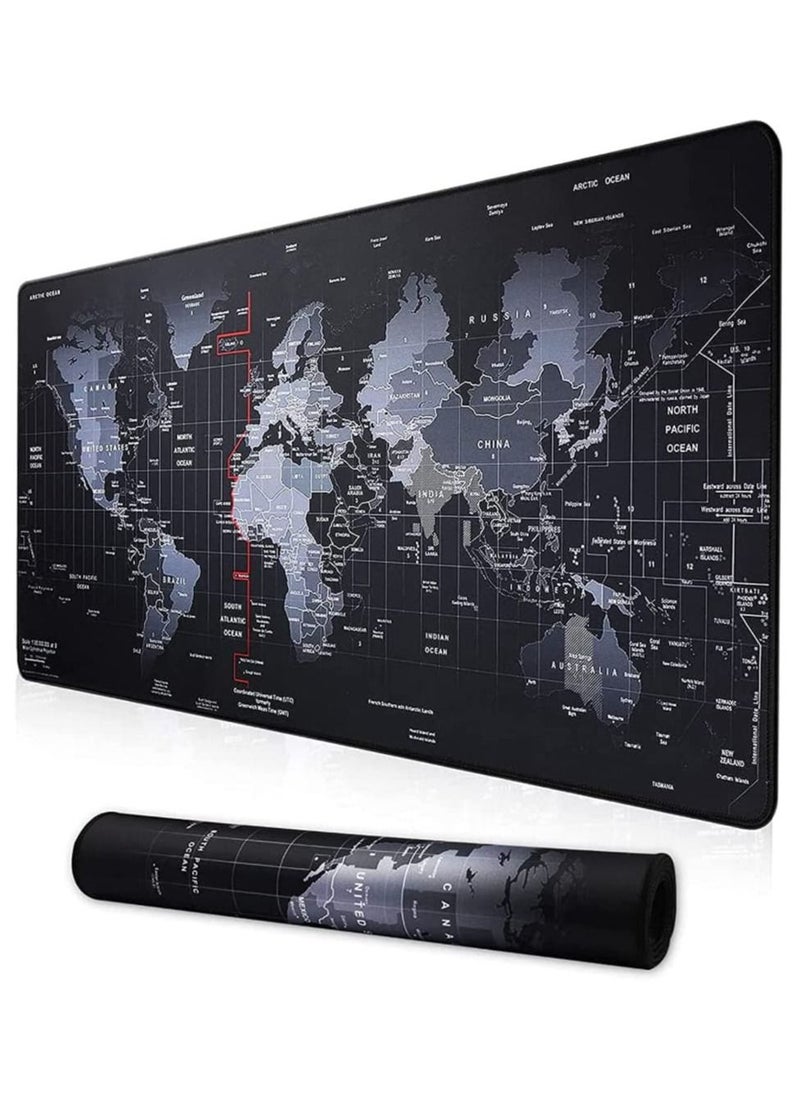 Generic - Gaming Mouse Pad World Map - Extra large for Keyboard & Mouse - Size 90 X 40 CM - Image 1