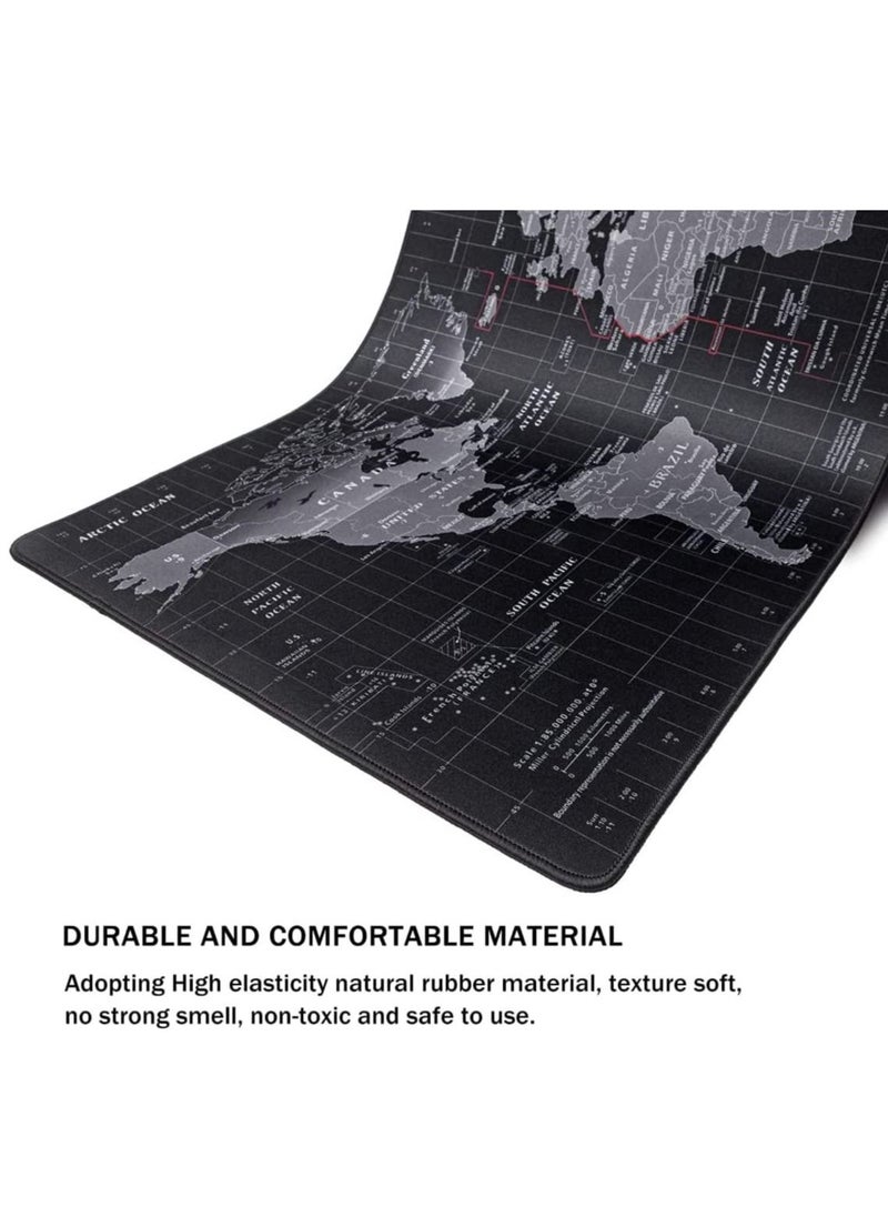 Generic - Gaming Mouse Pad World Map - Extra large for Keyboard & Mouse - Size 90 X 40 CM - Image 1