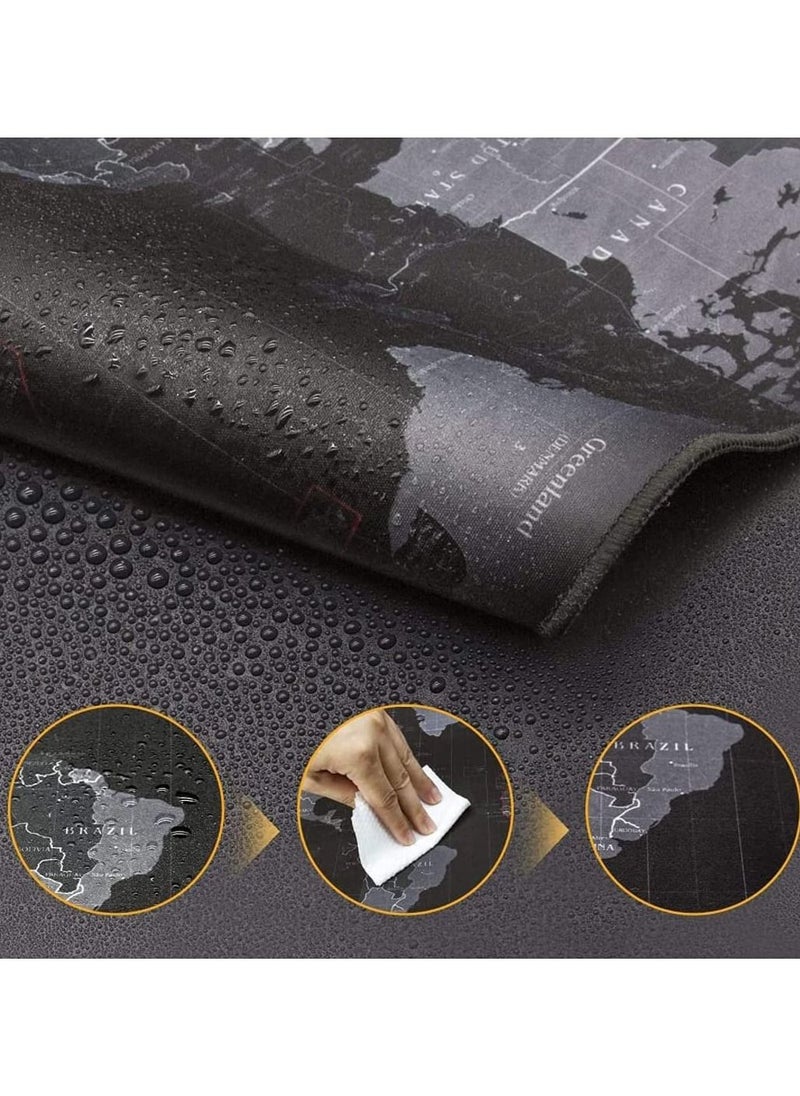 Generic - Gaming Mouse Pad World Map - Extra large for Keyboard & Mouse - Size 90 X 40 CM - Image 1