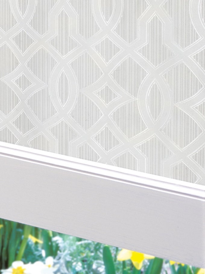 CLASSICO DECORATIVE PRIVACY WINDOW FILM WITH TEXTURED GLASS PATTERN NONADHESIVE UV PROTECTION EASY TO APPLY REMOVABLE 24 X 36 INCHES MADE IN USA