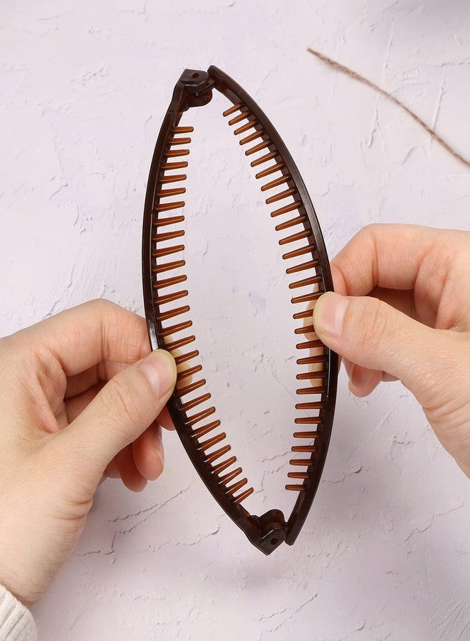 Penta Angel Banana Hair Clip 3/6Pcs Large Vintage Clincher Combs Ponytail Holder Clamp Accessory for Women Long Short Thick Curly Hair (One Size, Count, 3) - Image 5