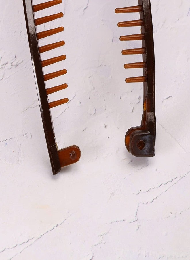 Penta Angel Banana Hair Clip 3/6Pcs Large Vintage Clincher Combs Ponytail Holder Clamp Accessory for Women Long Short Thick Curly Hair (One Size, Count, 3) - Image 4