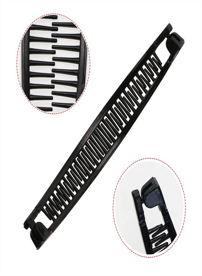 Penta Angel Banana Hair Clip 3/6Pcs Large Vintage Clincher Combs Ponytail Holder Clamp Accessory for Women Long Short Thick Curly Hair (One Size, Count, 3) - Image 3