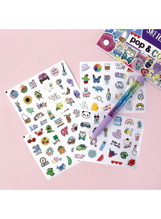 Bluejw Coloring Book Sticker Children Over 5 Years Old Cartoon Animal Painting Graffiti Hand Account Coloring Book Suit - Image 4