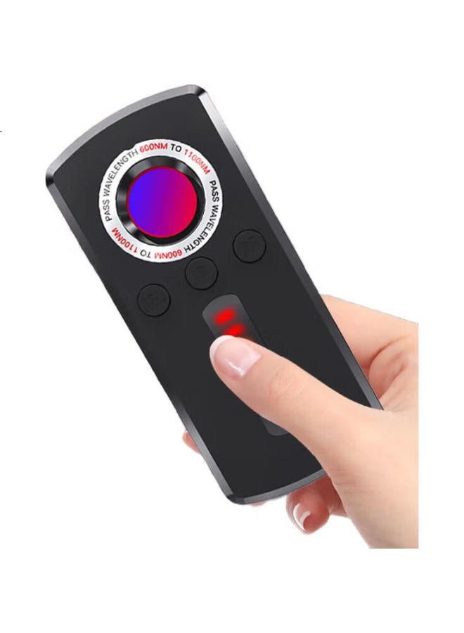 Dipple كاشف كاميرا فندق ديبوير، كاشف إشارة المراقبة، جهاز مضاد للتجسس، تحديد المواقع والتتبع، مضاد للتنصت، كاشف المسح بالأشعة تحت الحمراء، كاشف محمول - أسود - Image 2