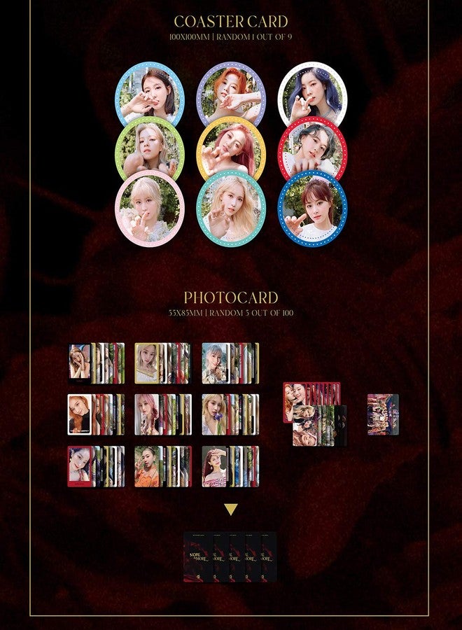JYP Twice - More & More (9th Mini Album) Album+Extra Photocards Set (Random ver.) - Image 4
