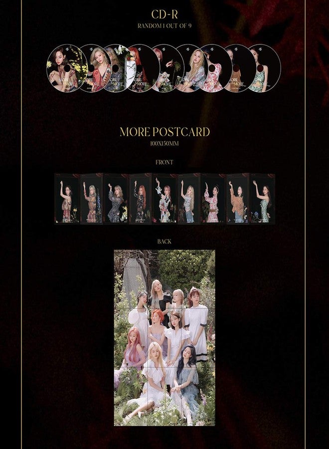 JYP Twice - More & More (9th Mini Album) Album+Extra Photocards Set (Random ver.) - Image 3