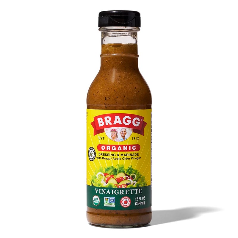 Bragg Organic Vinaigrette Salad Dressing and Marinade - 12 fl oz - Gluten-Free Dressing with Bragg Apple Cider Vinegar - Image 1